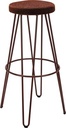 BAR STOOL HANNAH HS - SEAT BOXED UPHOLSTERED
