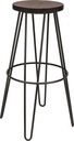 BAR STOOL HANNAH HS - SEAT WOOD