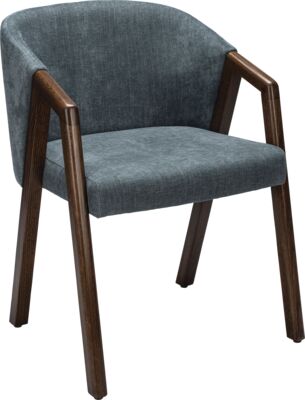 ARMCHAIR VIGO AC OAK - SEAT AND BACK UPHOLSTERED