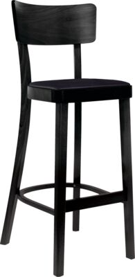 Bar stool 351 HS - flat upholstered