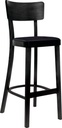 Bar stool 351 HS - flat upholstered