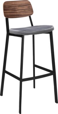 BAR STOOL JODY PLYWOOD HS - SEAT UPHOLSTERED