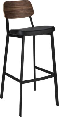BAR STOOL JODY PLYWOOD HS - STANDARD ARTIFICIAL LEATHER