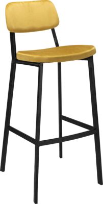 Bar stool Jody HS - seat and back upholstered