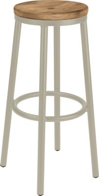 BAR STOOL VARESE HS - MOSS GREY