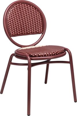 CHAIR AMI SC - CARDAMON/BLUSH PINK/IVORY