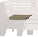 CUSHION/PILLOW SEAT CUSHION AREA CORNER B