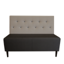 Nova restaurant sofa, back with buttons