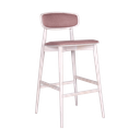 BENIGNA BAR CHAIR (BACK WITH FABRIC)