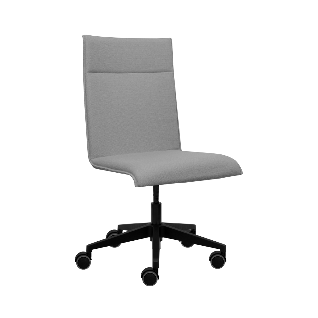Linn high office chair, castors