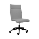 Linn high office chair, castors