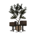 Nami round - desk constellation