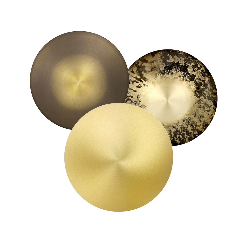 - Vicente table top, brass