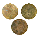 Vicente table top, aged brass 