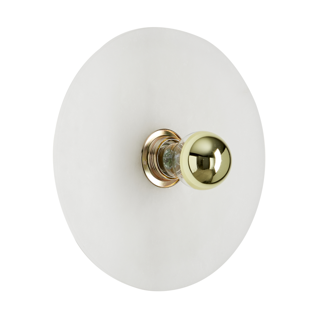 NATA WALL LAMP, ALABASTER