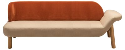 [SS-SB-14822] BENCH OSO 2-SEATER RIGHT LBA - 185CM