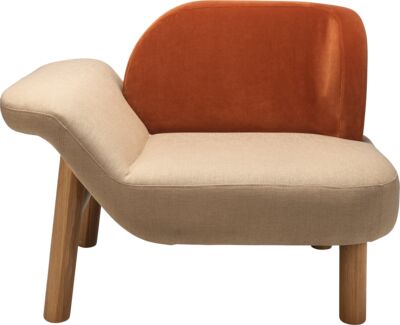 Lounge armchair Oso left LAC - 100cm