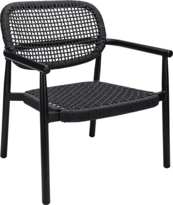 [LCA-SLA-15956] LOUNGE ARMCHAIR LEVI LAC - BLACK