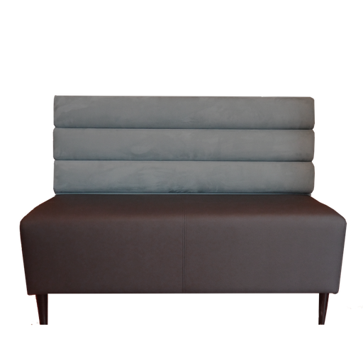 NOVA RESTAURANT SOFA, BACK WITH HORIZONTAL LINES