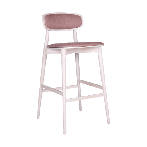 BENIGNA BAR CHAIR (BACK WITH FABRIC)