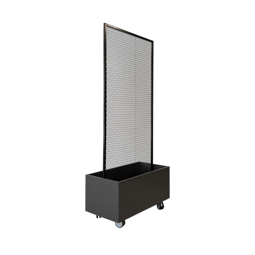 [DA-FBO-4872] Dima flower box with trellis, castors