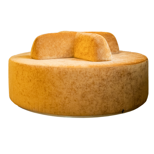Musa pouf, X backrest