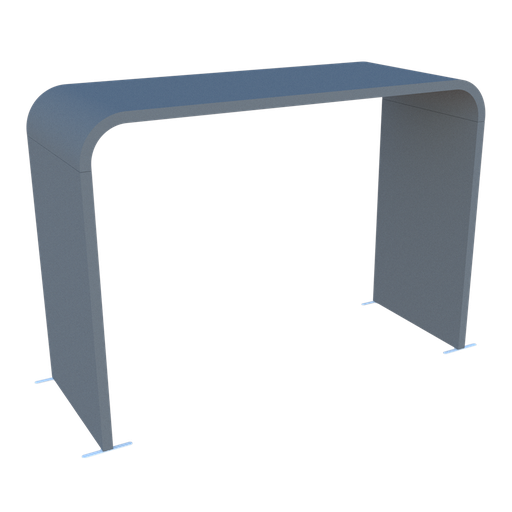 Arc floor screen