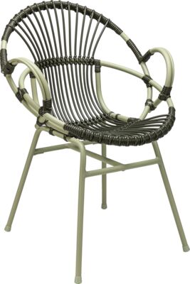 [CH-SA-11845] ARMCHAIR TWINE AC - LAUREL / GREEN