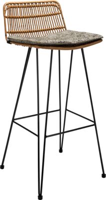 BAR STOOL TACO HS - RATTAN OPTIC