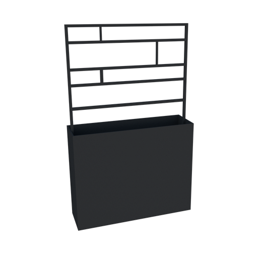 Milo flower pot with trellis 