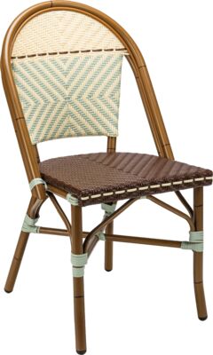 CHAIR CANNES SC - COFFEE / SAGE / IVORY