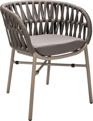 [CH-SC-12861] ARMCHAIR OCALA AC - BEIGE / BROWN