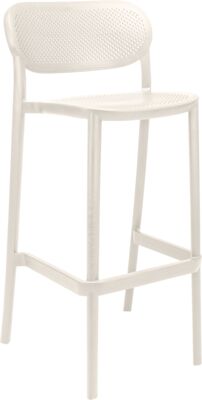 [BSP-SBS-12893] BAR STOOL NUTA HS - WHITE