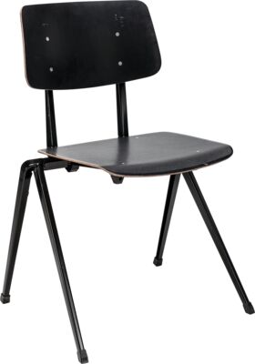 Chair S-17 SC, frame black, seat and back black