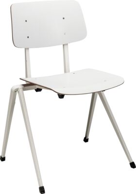 CHAIR S-17 SC, FRAME WHITE, SEAT AND BACK WHITE