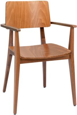 [CH-SA-13192] ARMCHAIR FLASH AC - SEAT AND BACK WOOD