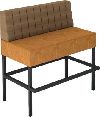 Bench Barcelona straight HB - metal frame