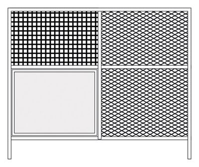 [OT-SM-14101] Tactile Cupboard Low - 100 cm wide