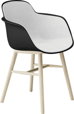 ARMCHAIR ANZIO WOOD AC - INSIDE FULLY UPHOLSTERED