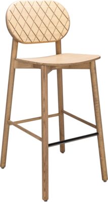 BAR STOOL CHESTER HS - SEAT WOOD