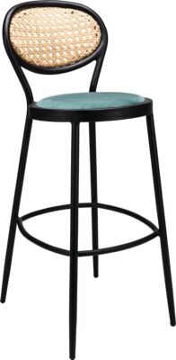 [BSP-SBS-14195] BAR STOOL MICHELLE HS - SEAT UPHOLSTERED