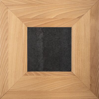 [TA-STT-14322] TABLE TOP VIROC INLAY, OAKWOODEN FRAME 85MM