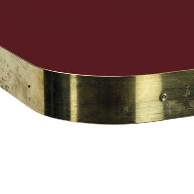 TABLE TOP HPL HOUSE COLLECTION, BRASS EDGE, 40MM