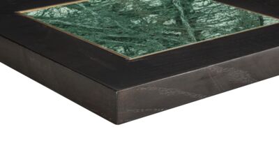[TA-STT-14351] Table top Glass with oakwooden edge, 30mm